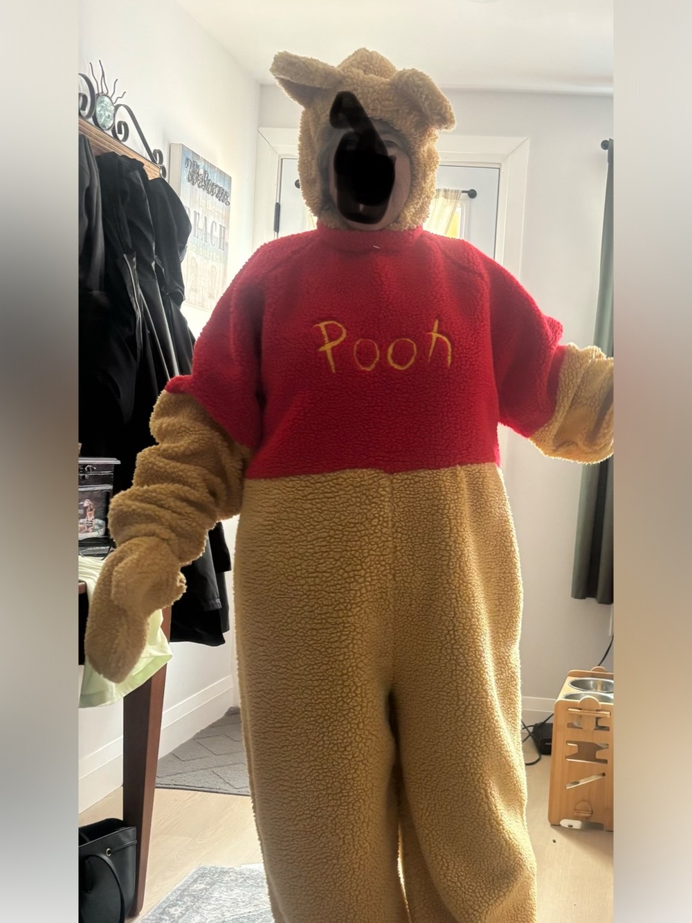 Disney Store Vintage Winnie The Pooh adult Costume One Piece